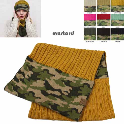 MCCSCARF46MUSTARD